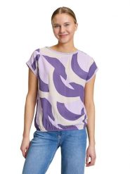 BETTY & CO Koszulka w kolorze fioletowym rozmiar: M. Różowe bluzki damskie Betty & Co., m, bez wzorów, bez kołnierzyka. Za 84.99 zł.