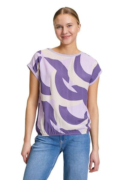 BETTY & CO Koszulka w kolorze fioletowym rozmiar: M. Różowe bluzki damskie Betty & Co., m, bez wzorów, bez kołnierzyka. Za 65.95 zł.