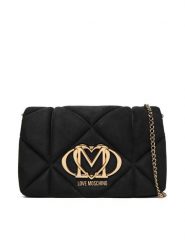 LOVE MOSCHINO Torebka JC4043PP0NKE0000 Czarny. Czarne torebki klasyczne damskie Love Moschino, bez wzorów, ze skóry, wizytowe, bez kołnierzyka, bez ramiączek. Za 559.99 zł.