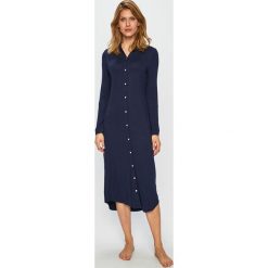 Lauren Ralph Lauren - Koszula nocna. Niebieskie koszule nocne damskie Lauren Ralph Lauren, bez wzorów, z dzianiny. W wyprzedaży za 179.90 zł.