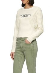 S.Oliver Koszulka w kolorze beżowym rozmiar: 46. Brązowe bluzki damskie S.Oliver, s, bez wzorów, z bawełny, bez kołnierzyka, bez ramiączek. Za 78.99 zł.