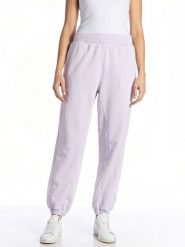 Replay Spodnie dresowe w kolorze fioletowym rozmiar: L. Różowe spodnie dresowe damskie Replay, l, bez wzorów, z bawełny. Za 234.97 zł.