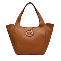 Torebka Guess. Brązowe torebki klasyczne damskie Guess, z aplikacjami, bez dodatków. Za 714.99 zł.