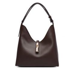 Torebka Furla. Brązowe torebki klasyczne damskie Furla, bez wzorów, bez dodatków. Za 1,349.00 zł.