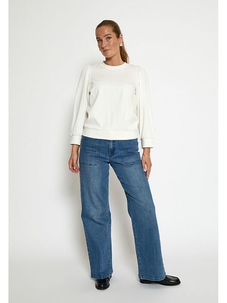 Peppercorn Bluza "Fiola" w kolorze białym rozmiar: L. Białe bluzy bez kaptura damskie Peppercorn, l, z bawełny. Za 139.34 zł.
