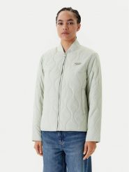 Tommy Jeans Kurtka przejściowa DW0DW20962 Zielony Regular Fit. Zielone kurtki damskie Tommy Jeans, xs, bez wzorów, z jeansu, bez kaptura. Za 419.99 zł.