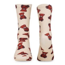 Unisexowe skarpety do cross treningu Performance Teddy Elitex Training. Brązowe skarpetki męskie ELITEX TRAINING, bez wzorów, z elastanu. Za 59.00 zł.