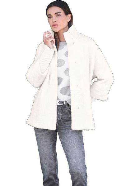 Heine Kurtka przejściowa w kolorze kremowym rozmiar: 44. Brązowe kurtki damskie Heine, bez wzorów, bez kaptura. Za 208.99 zł.