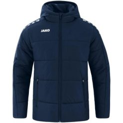 Kurtka puchowa Jako Stepp One. Niebieskie kurtki męskie Jako, xl, bez wzorów, z materiału, eleganckie, z kapturem. Za 272.50 zł.