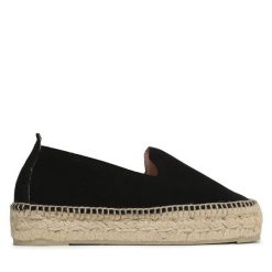 Espadryle Manebi. Czarne espadryle damskie Manebi, bez wzorów, bez obcasa. Za 309.99 zł.