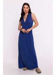 Be Wear Sukienka w kolorze granatowym rozmiar: M. Niebieskie sukienki damskie Be Wear, m, bez wzorów, bez kołnierzyka, bez ramiączek, maxi. Za 148.96 zł.