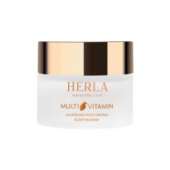 HERLA SLEEPING MASK MULTIWITAMINOWA MASKA ODŻYWCZO-NAWILŻAJĄCA NA NOC Szlafroki i ręczniki 50 ml Damski. Brązowe szlafroki damskie HERLA, bez wzorów, ze skóry. Za 125.92 zł.
