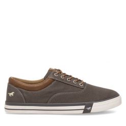 Trampki Mustang. Szare trampki i tenisówki męskie Mustang, bez wzorów, bez zapięcia. Za 229.99 zł.