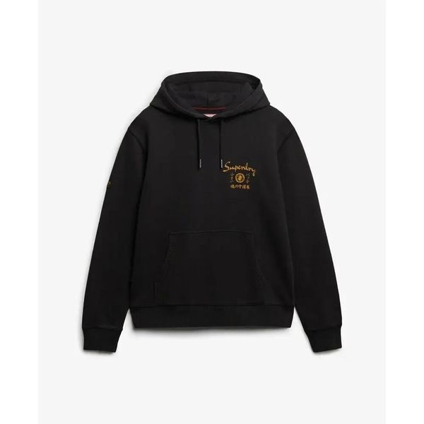 Bluza z kapturem Superdry Tokyo Narrative. Czarne bluzy z kapturem męskie Superdry., xl. Za 344.20 zł.
