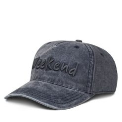 Czapka z daszkiem Weekend Max Mara. Niebieskie czapki z daszkiem damskie Weekend Max Mara, bez wzorów. Za 359.99 zł.