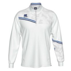 Bluza Errea Elias Giubbino Ad Dorośli. Białe bluzy bez kaptura męskie ERREA, bez wzorów, z materiału, sportowe, bez kołnierzyka, bez ramiączek. Za 241.00 zł.