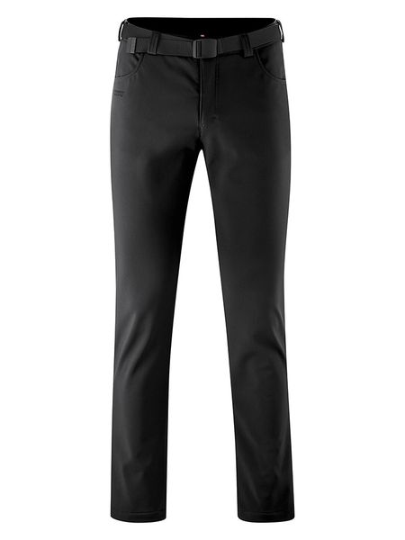 Maier Sports Spodnie softshellowe "Perlit" w kolorze czarnym rozmiar: 52. Czarne spodnie materiałowe męskie Maier Sports, z tkaniny. Za 195.77 zł.