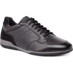 Półbuty GEOX - U Timothy A U926TA 00043 C9999 Black. Czarne półbuty męskie Geox, z materiału, bez zapięcia. W wyprzedaży za 309.00 zł.