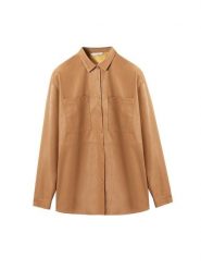 TATUUM Koszula w kolorze karmelowym rozmiar: M. Brązowe koszule damskie Tatuum, m, bez wzorów, bez kołnierzyka, bez ramiączek. Za 139.87 zł.