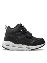 Leaf Sneakersy LKUML101Q Czarny. Czarne buty sportowe chłopięce Leaf, z materiału, bez zapięcia. Za 199.99 zł.