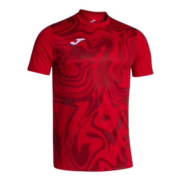 Koszulka Joma Lion II. Czerwone t-shirty sportowe męskie Joma, l, bez ramiączek, do piłki nożnej. Za 69.08 zł.