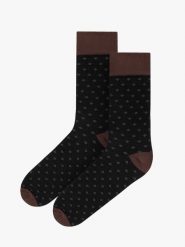 Skarpetki za kostkę męskie SKARPETY. Czarne skarpetki męskie Ryłko, bez wzorów, z bawełny. Za 24.99 zł.