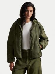 Polo Ralph Lauren Kurtka przejściowa 211A93243001 Zielony Relaxed Fit. Zielone kurtki damskie Polo Ralph Lauren, xl, bez wzorów, z syntetyku, bez kaptura. Za 1,699.00 zł.