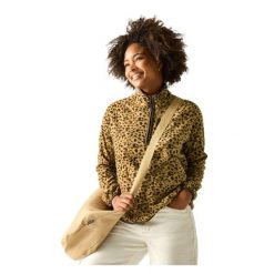 Damska Bluza Polarowa Frankie Leopard Print Half Zip Fleece Jacket. Czarne bluzy z kapturem damskie Regatta, xl, z materiału. Za 200.99 zł.