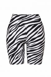 Legginsy sportowe damskie biker DEEP TRIP Zebra. Czarne legginsy sportowe damskie DEEP TRIP, l, bez wzorów, z elastanu, z podwyższonym stanem, na fitness i siłownię. Za 229.00 zł.