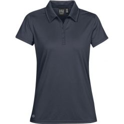 Damska Koszulka Polo H2XDRY. Niebieskie bluzki sportowe damskie STORMTECH, xl, bez kołnierzyka, bez ramiączek. Za 88.99 zł.