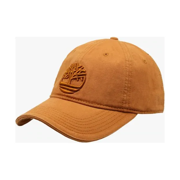 Timberland Czapka Cotton Canvas Cap Tree Logo , brązowy, rozmiar ONE SIZE. Brązowe czapki męskie Timberland, z aplikacjami, z bawełny. Za 159.99 zł.