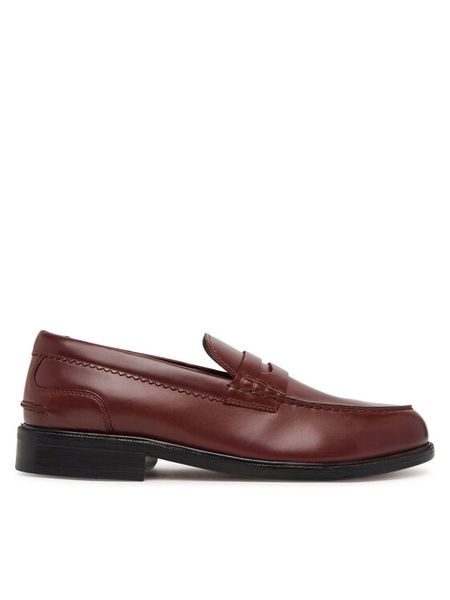 Clarks Mokasyny CraftJames Lo 26183358 Bordowy. Czerwone mokasyny męskie Clarks, ze skóry. Za 699.99 zł.