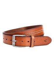 Camel Active Skórzany pasek w kolorze jasnobrązowym rozmiar: M. Brązowe paski męskie Camel Active, bez wzorów, z materiału. Za 127.35 zł.