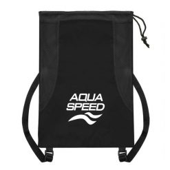 Aqua Speed - Duży plecak siatkowy na basen wentylowany na mokry sprzęt. Białe plecaki męskie Aqua-Speed, bez wzorów, z materiału. Za 41.98 zł.