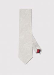 PAKO LORENTE – Jedwabny beżowy krawat męski. Brązowe krawaty i muchy męskie Pako Lorente, bez wzorów, z jedwabiu, eleganckie. Za 149.99 zł.