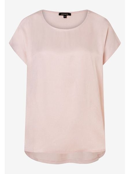 More & More Koszulka w kolorze jasnoróżowym rozmiar: 40. Różowe bluzki damskie MORE & MORE, bez wzorów, bez kołnierzyka, bez ramiączek. Za 130.50 zł.