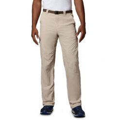 Męskie spodnie turystyczne Columbia Silver Ridge Cargo. Brązowe spodnie materiałowe męskie Columbia, bez wzorów, z nylonu, sportowe. Za 339.00 zł.