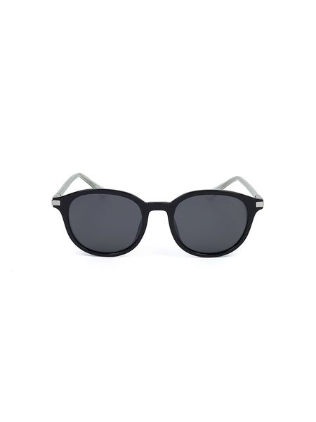 Polaroid Okulary przeciwsłoneczne unisex w kolorze czarno-szaro-niebieskim rozmiar: 50. Czarne okulary przeciwsłoneczne damskie Polaroid. Za 165.71 zł.
