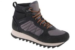 Buty trekkingowe męskie Merrell Alpine Mid Plr WP 2. Czarne buty trekkingowe męskie MERRELL, z materiału, za kostkę, bez zapięcia, trekkingowe. Za 379.99 zł.