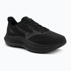 Buty do biegania męskie Mizuno Wave Inspire 22 Wide. Czarne obuwie do biegania damskie Mizuno, mizuno wave. Za 549.99 zł.