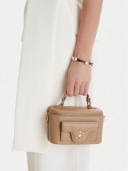 Eva Minge Torebka EO-AMY-LDA8633 Beżowy. Brązowe torebki klasyczne damskie Eva Minge, bez wzorów, z materiału, bez dodatków. Za 199.99 zł.