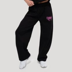 Spodnie damskie fitness oversize czarne Thorn. Czarne spodnie sportowe damskie GYMBEAM, m, z bawełny, na fitness i siłownię. Za 131.90 zł.