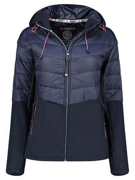 Geographical Norway Kurtka polarowa "Trendy" w kolorze granatowym rozmiar: XXL. Niebieskie kurtki damskie Geographical Norway, xxl, bez wzorów, z polaru, bez kaptura. Za 122.38 zł.