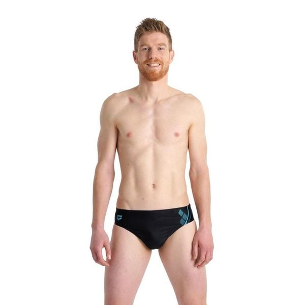 Kąpielówki męskie slipy kąpielowe treningowe na basen Arena Graphic. Czarne kąpielówki męskie Arena, m, bez wzorów, do pływania. Za 49.99 zł.