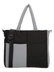 Beagles Shopper bag "Calvia Duo" w kolorze szaro-czarnym - 41 x 31 x 13 cm rozmiar: onesize. Czarne shopper bag damskie Beagles, bez wzorów, z materiału, na ramię, bez dodatków. Za 95.99 zł.