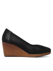 Lasocki Półbuty WI23-2188-05 Czarny. Czarne półbuty damskie Lasocki, bez wzorów, ze skóry, bez obcasa, na koturnie. Za 199.99 zł.