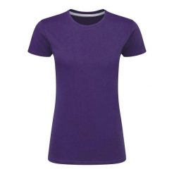 Idealna Koszulka Damska. Fioletowe bluzki damskie SG, s, bez wzorów, sportowe, bez kołnierzyka, bez ramiączek. Za 34.99 zł.
