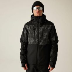 Kurtka narciarska męska Dare 2b DMP610 Baseplate III Jacket. Brązowe kurtki męskie Dare 2b, l, bez wzorów, z włókna, bez kaptura, narciarskie. W wyprzedaży za 899.99 zł.