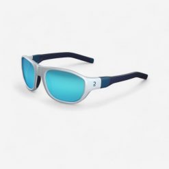 Okulary przeciwsłoneczne turystyczne dla dzieci Quechua MH T500 6-10 lat kat. 4. Niebieskie okulary przeciwsłoneczne dziecięce Decathlon. Za 49.99 zł.