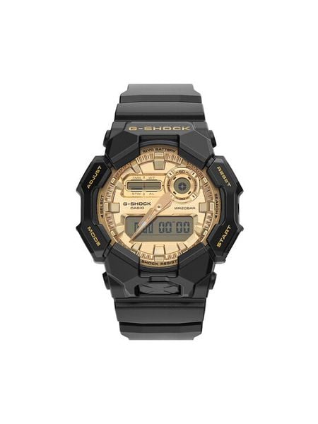 G-Shock Zegarek GA-010GGB-1A9ER Czarny. Czarne, analogowe zegarki męskie G-Shock. Za 899.99 zł.
